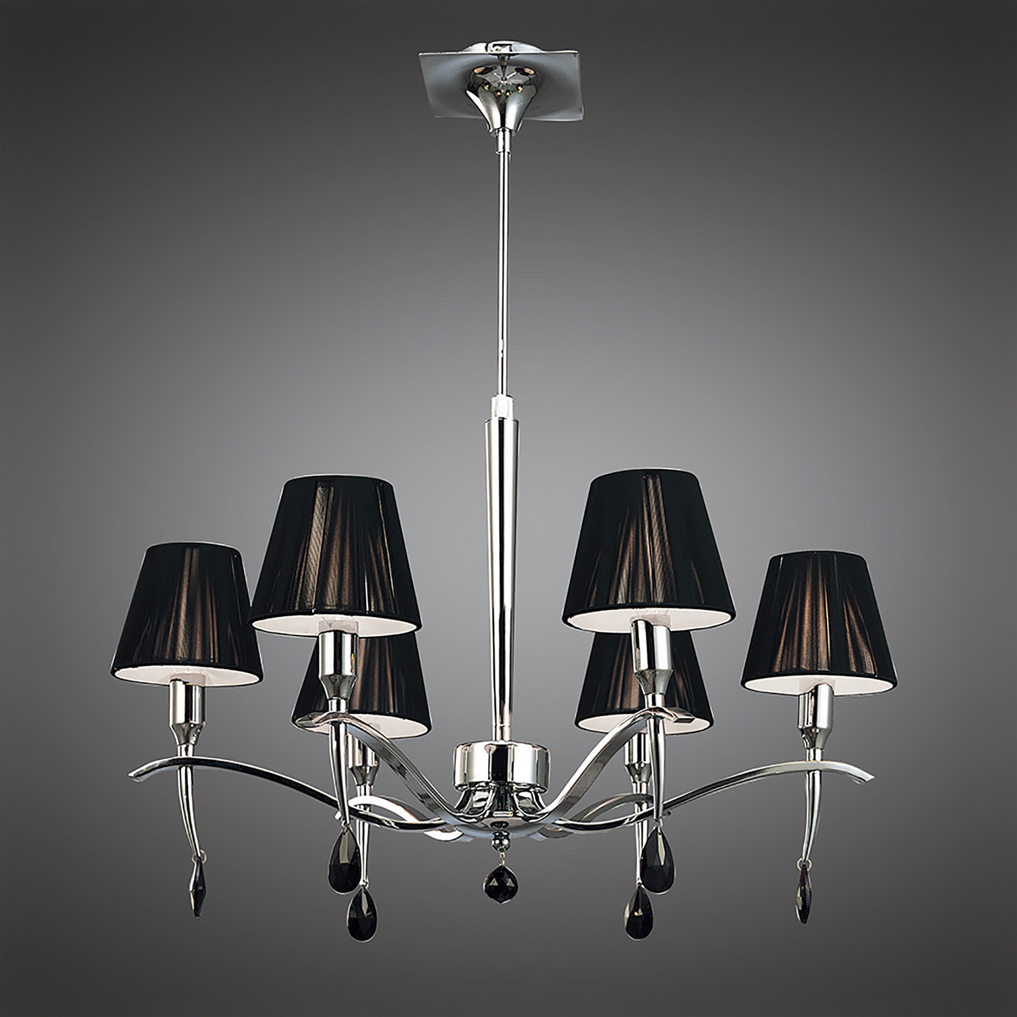 Siena Polished Chrome Crystal Ceiling Lights Mantra Shaded Crystal Fittings Siena Polished Chrome Crystal Ceiling Lights Mantra Shaded Crystal Fittings